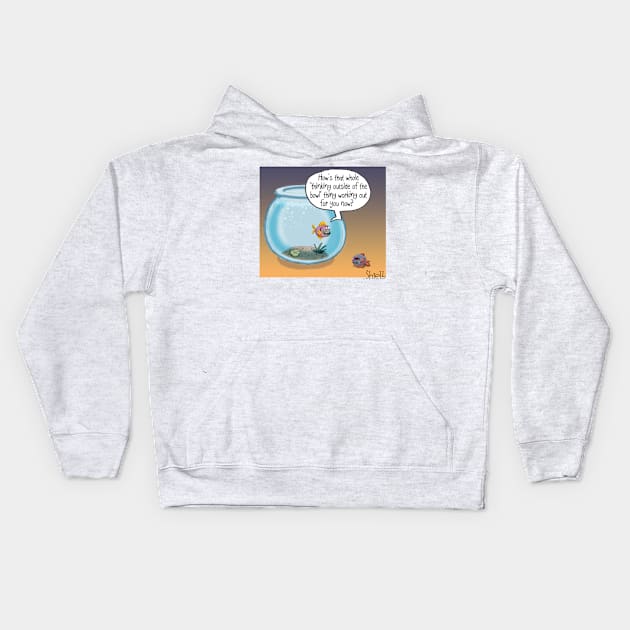 Thinking Outside of the Bowl Kids Hoodie by macccc8